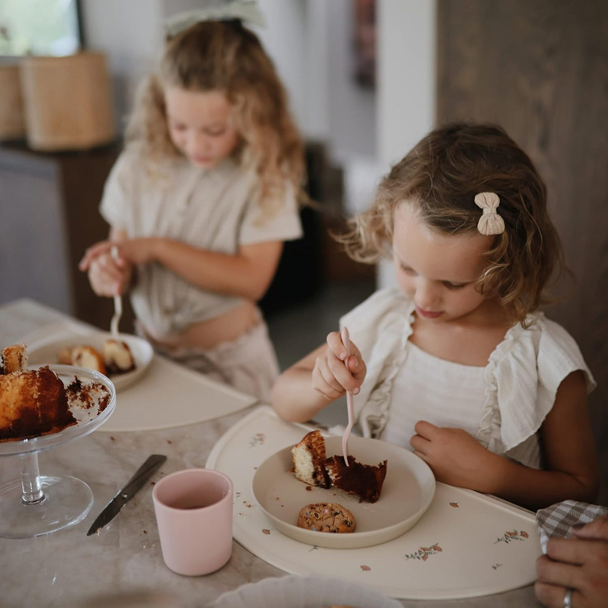 Flatware Fork and Spoon Set For Kids | Made in Denmark (Blush)