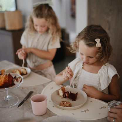 Flatware Fork and Spoon Set For Kids | Made in Denmark (Blush)