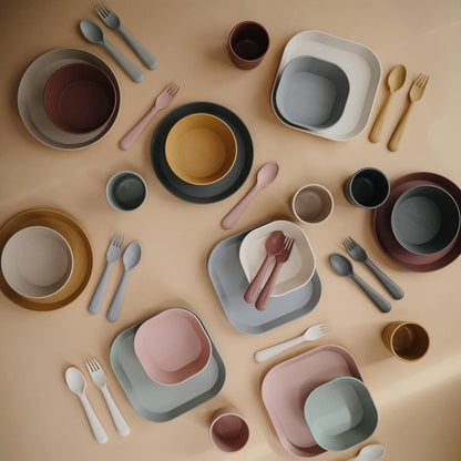 Flatware Fork and Spoon Set For Kids | Made in Denmark (Blush)