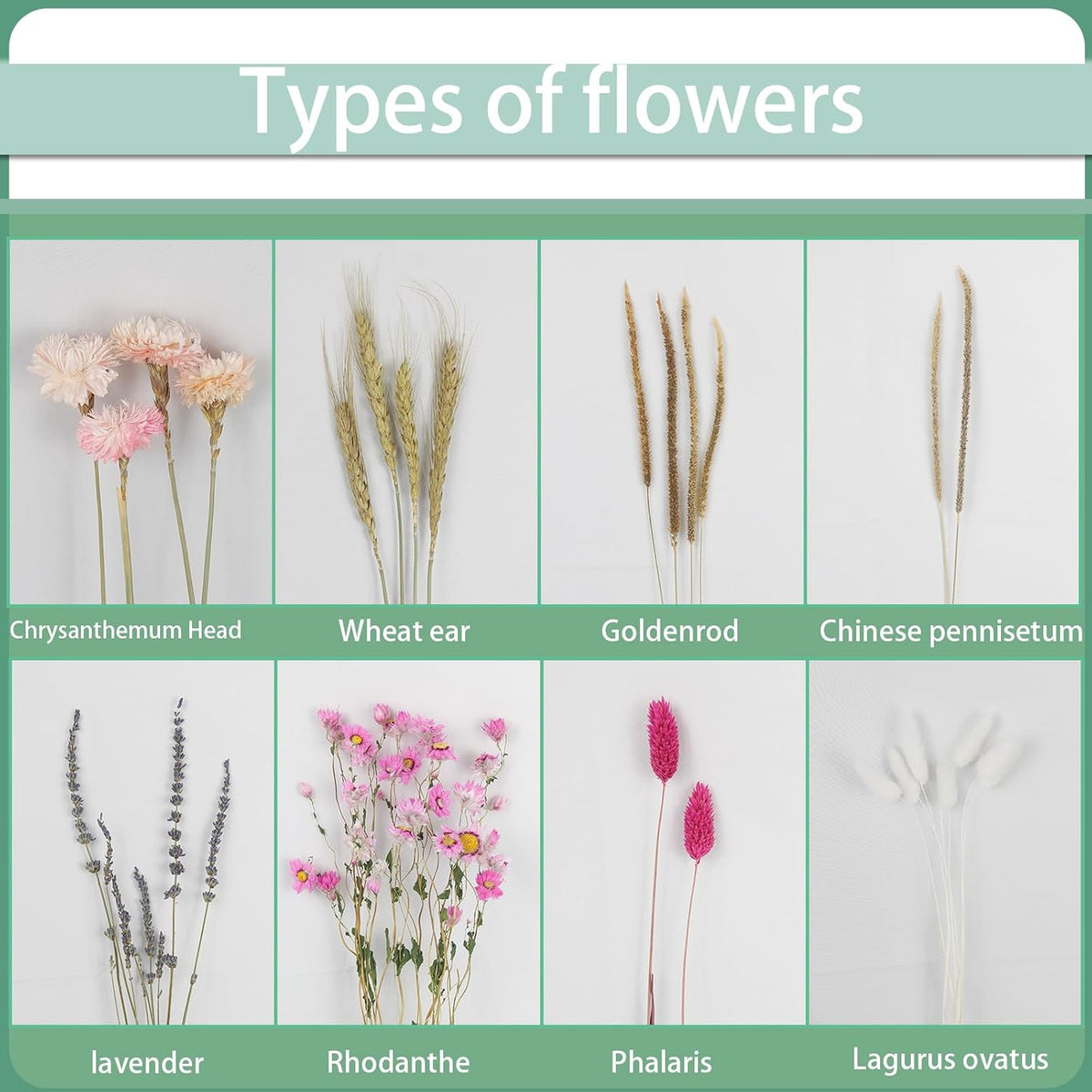 Dried Flowers Bouquet Dried Daisy Flower Natural Lavender Dry Flower Bunny Tails Pink Gerber Daisies Flowers Wheat Stalks Floral Stems Arrangements for Vase Table Centerpiece Decor Farmhouse