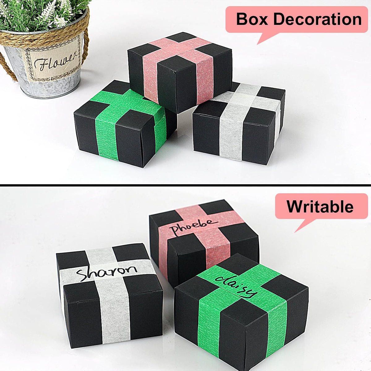 Pink Painters Tape 0.94-Inches x 55 Yards (3-Pack), Painters Masking Tape Bulk - Sharp Edge Line Technology, Produces Sharp Lines | Residue-Free and Artisan Grade Wall Trim Tape