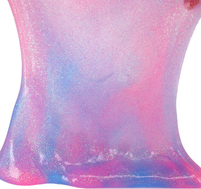 Big Bucket Premade Blue and Pink Galaxy Slime, Stretchy Non-Sticky, Sensory and Tactile Stimulation, Educational Game, Idea Stocking Stuffers Birthday Gifts Party Favors for Boys and Girls