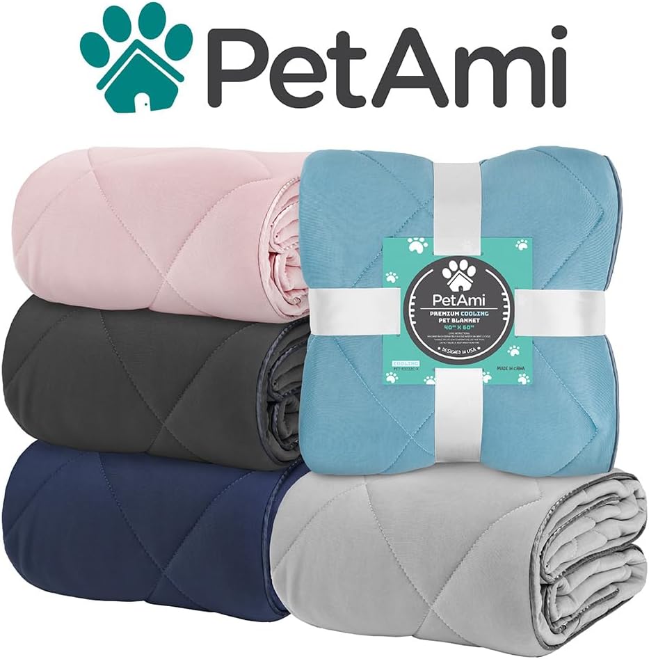 Cooling Dog Blanket Lightweight Soft for Large Pet Cat, 60x80 Pink