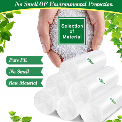 2.6 Gallon 240 pcs Small Pink Trash Bags, Strong Garbage Bags, Bathroom Trash Can Bin Liners Unscented, Mini Plastic Bags for Office, Waste Basket Liner, Fit 6-10 Liters, 2-2.6 Gal