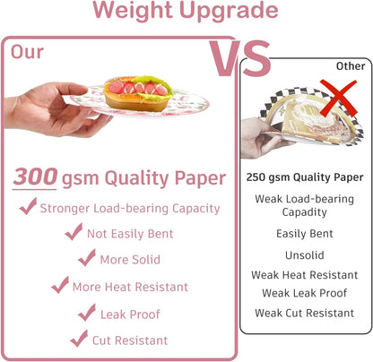 171PCS Pink Baby Shower Decorations for Girl Tableware Set, 20 Serves Disposable Plates and Napkins Set, with Cake Topper, Centerpieces, Banner, Tablecloth, for Baby Shower Themes Girls