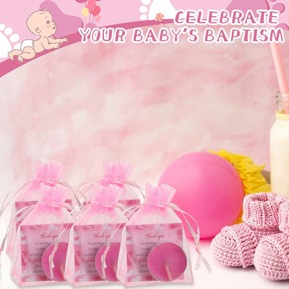 50 Sets Baby Shower Party Favors,Pink