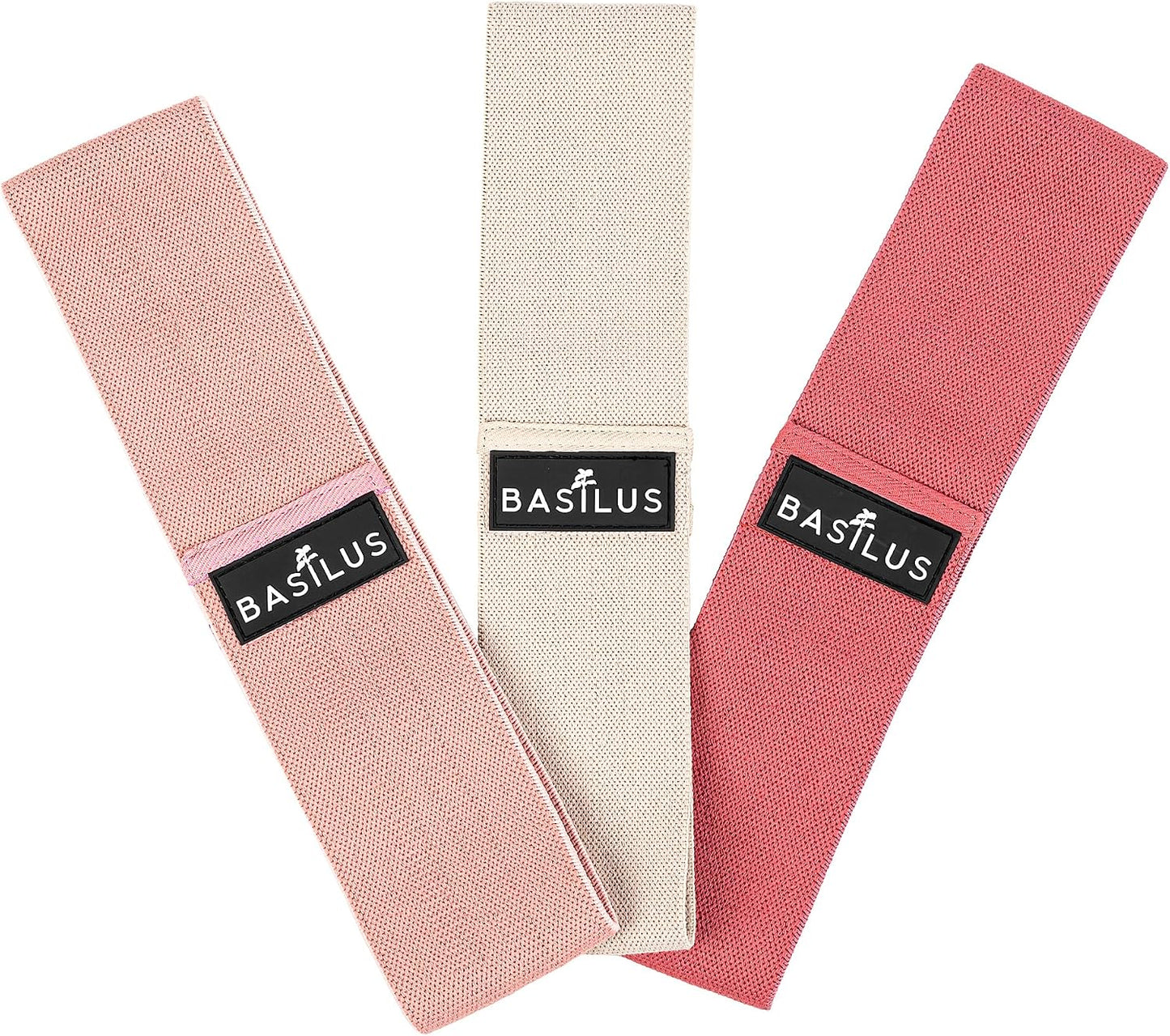 3-Pack Fabric Resistance Bands for Legs & Glutes – Exercise Bands for Workout, Strength Training, Yoga, Pilates & Fitness