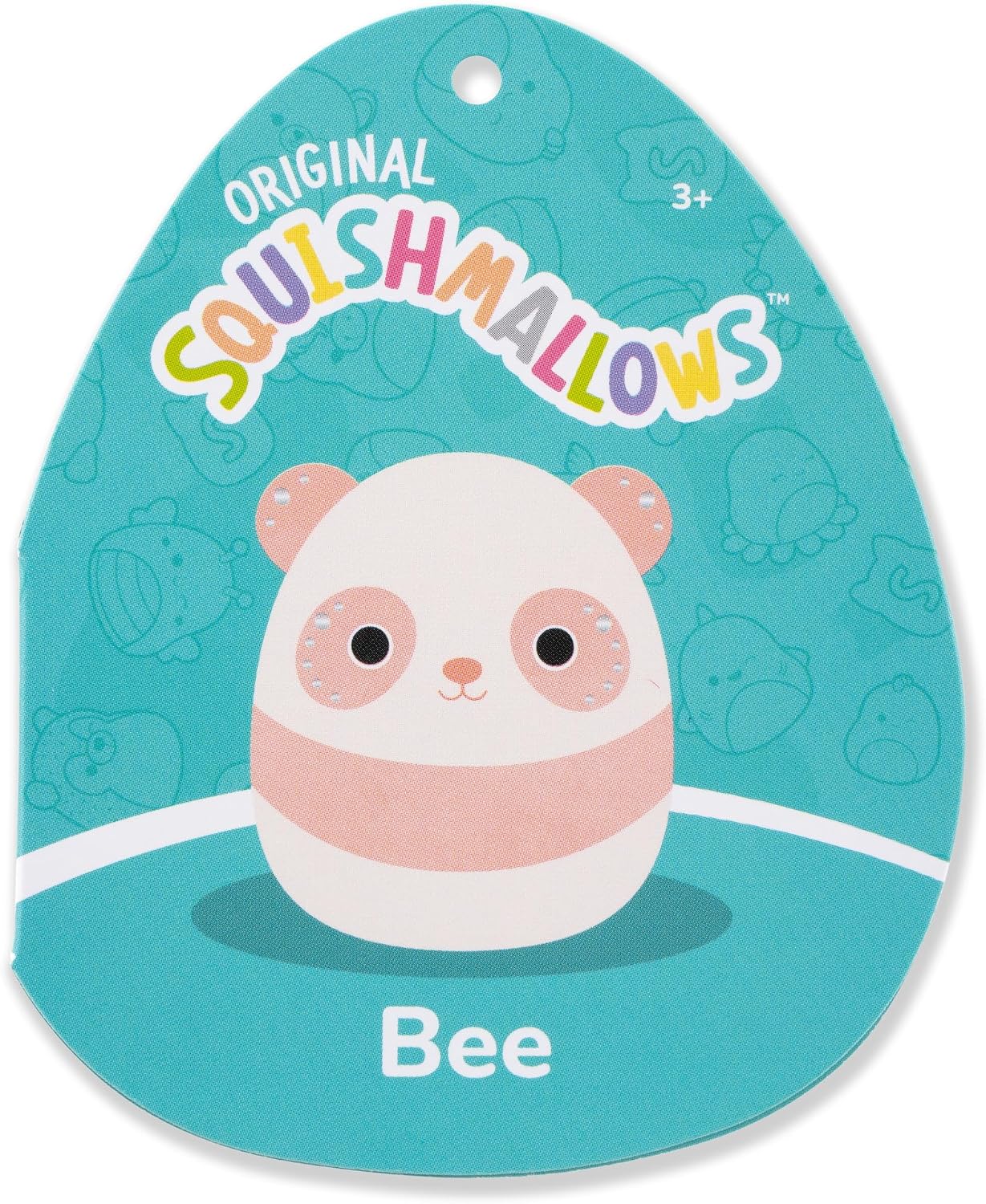 Squishmallows Original 14in Bee The Peach Velvet Panda – Official Jazwares Plush (Large)