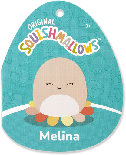 Squishmallows Original 12in Melina The Happy Peach Octopus – Official Jazwares Plush (Medium-Sized)