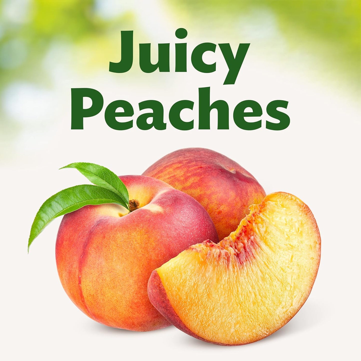 DEL MONTE Yellow Cling Sliced Peaches in Heavy Syrup, Canned Fruit, 15.25 oz Can