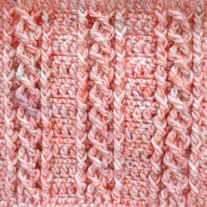 Cotton to The Core Speckled Soft Baby Yarn for Crocheting, 6-Pack (810Yds / 300G), Free Patterns - Size 3 DK Light Worsted Weight Cotton Yarn for Knitting - Light Peach