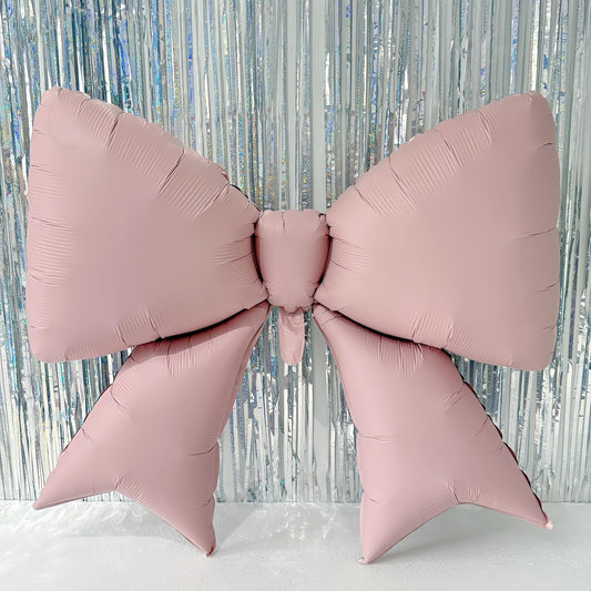 4Pcs Giant Pink Bow Balloons 38Inch/coquette Birthday Party Supplies/Pink Bachelorette Bridal Engagement Wedding Anniversary Supplies for Women/Valentine's Day Decor