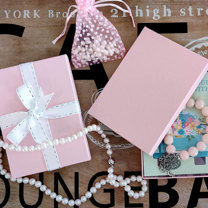 TheDisplayGuys - 25-Pack #33 Cotton Filled Cardboard Paper Jewelry Boxes Gift Case - Pastel Pink (3.5" x 3.5" x 1.0") - for Shipping or Storage