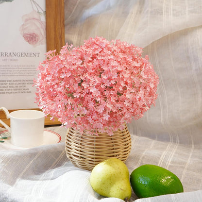 Babys Breaths Artificial Flower Bouquets, 12 Pcs Small Fake Babys Breath Faux Gypsophila Flowers for Home Office Party Decor, Baby Shower, Bridal Wedding Bouquet, Table Centerpieces