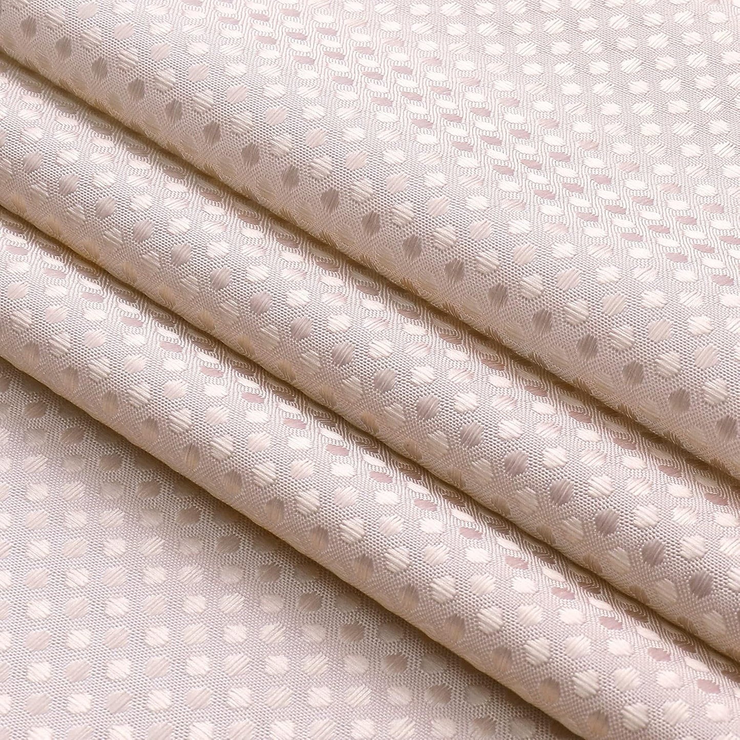 WEST LAKE Pink Waffle Shower Curtain Ombre Decorative Water Resistant No Hook Shower Curtain for Bathroom Hotel Spa with Grommet Machine Washable,Gradient White to Blush 70" Wx72 L