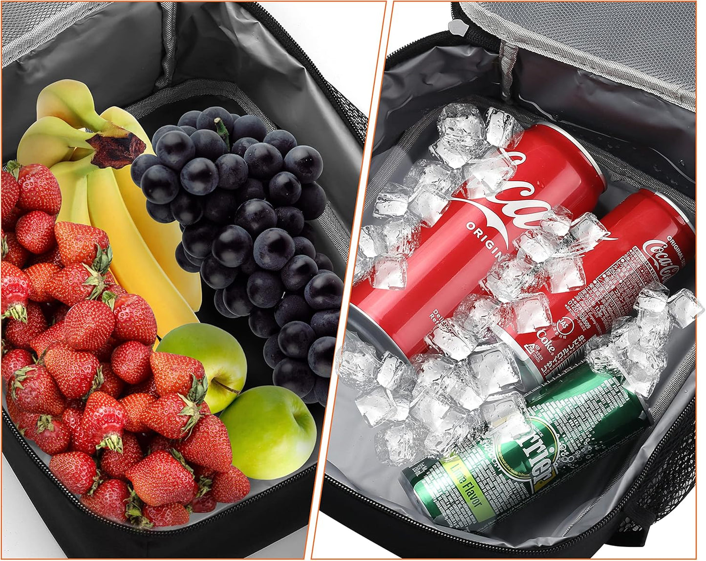 ZM-YOUTOO Lunch Box for Men - Reusable Lunch Bag Men Adult Women- Insulated Small LunchBox
