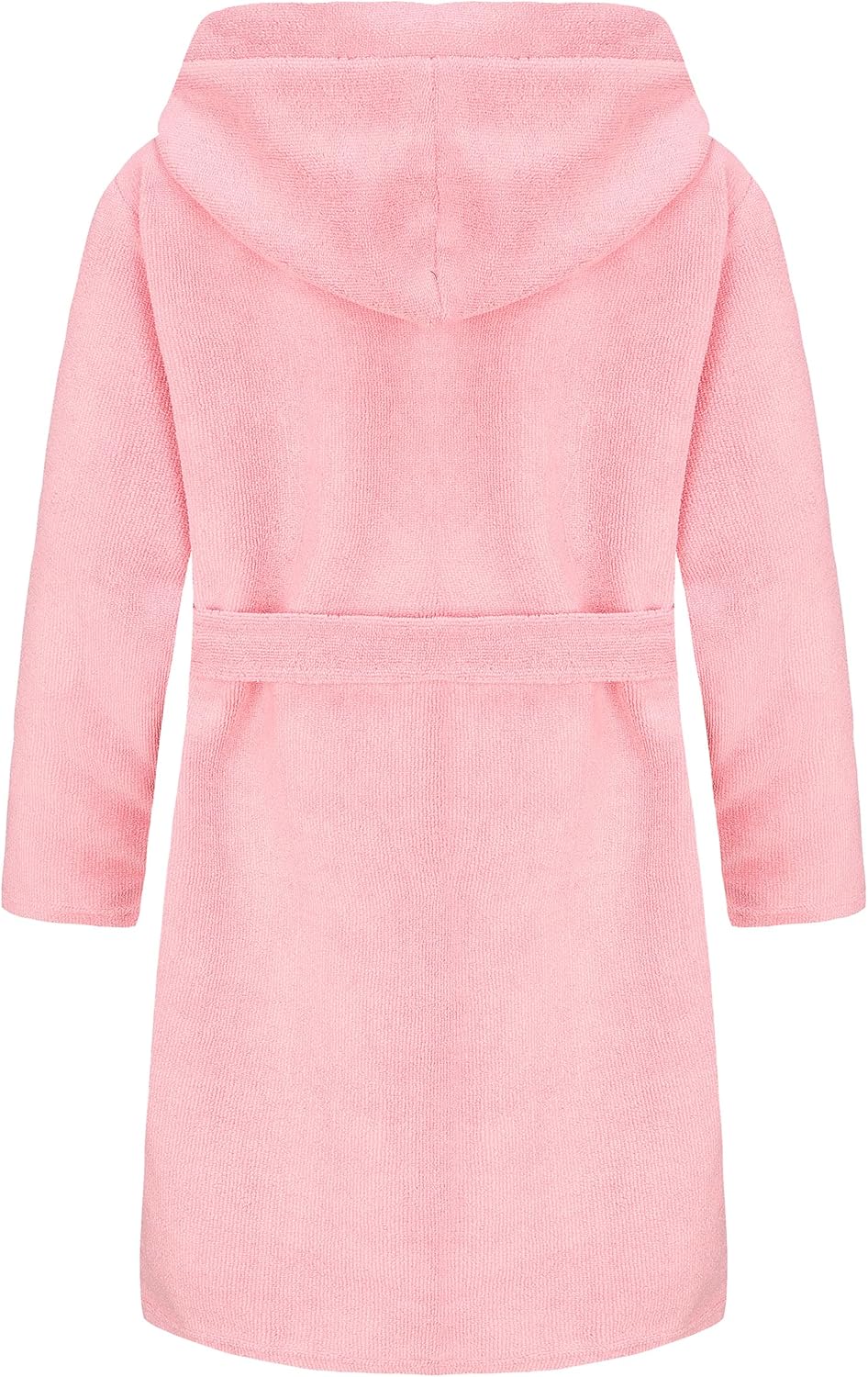 Kids Soft Towel Hooded Robe Cotton Bathrobe for Girls 5-16 Years