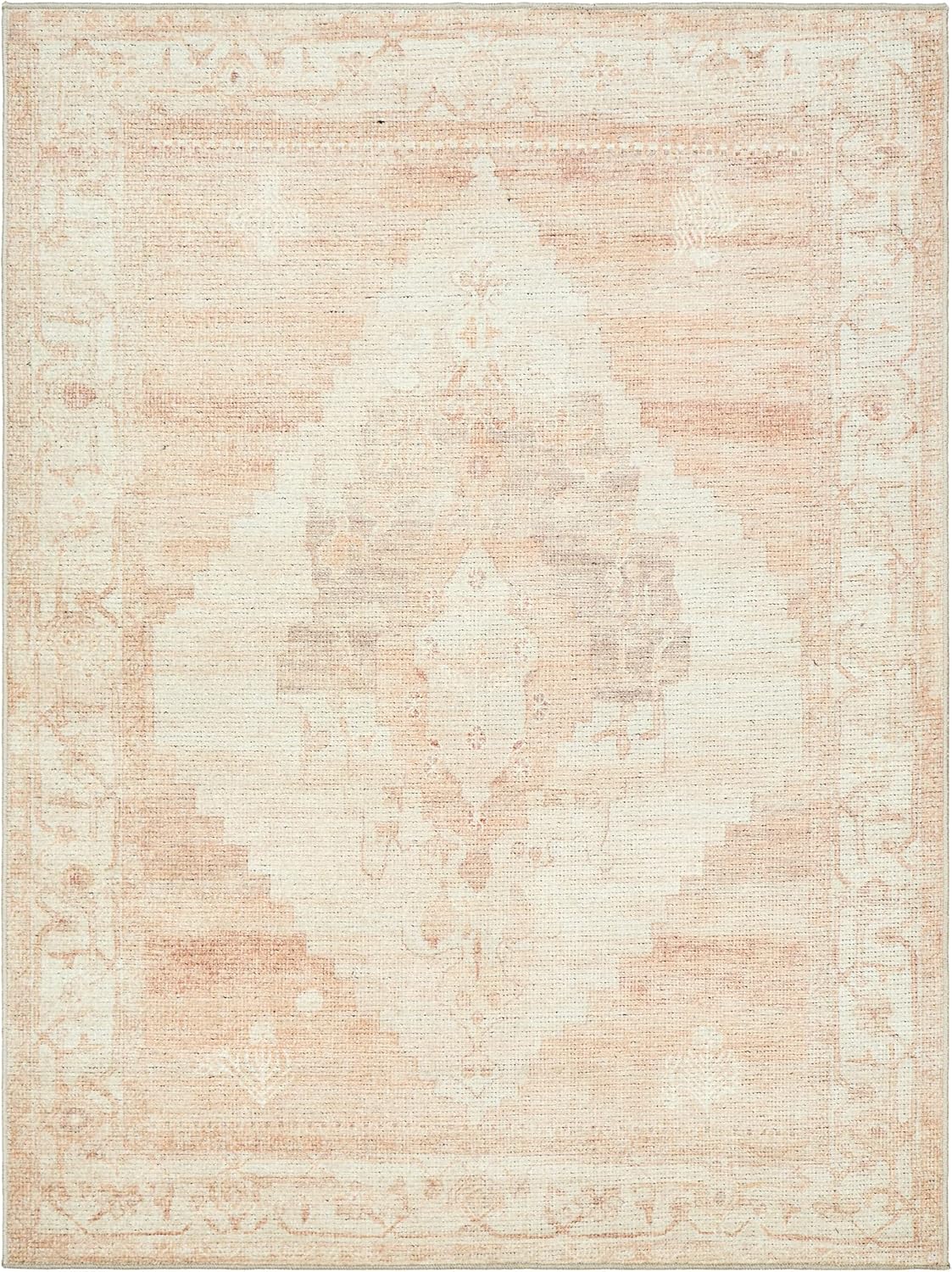 Livabliss x Becki Owens Luca Vintage Area Rug, 3'11" x 5'7", Dusty Pink, (4' x 6')