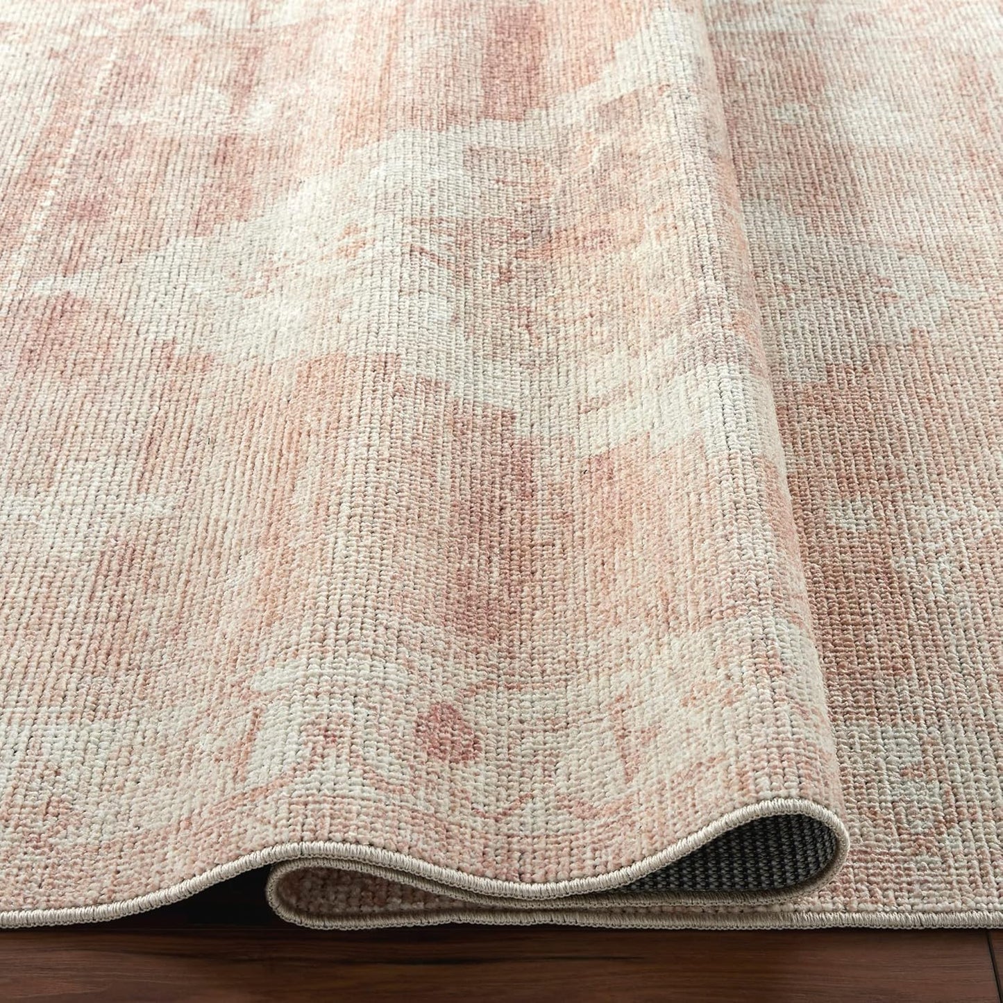 Livabliss x Becki Owens Luca Vintage Area Rug, 3'11" x 5'7", Dusty Pink, (4' x 6')