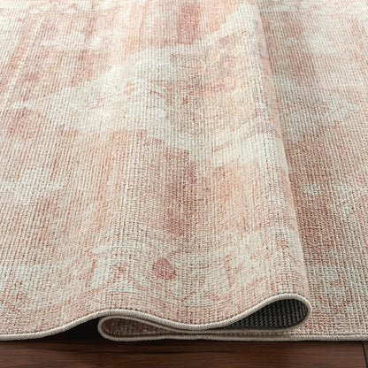 Livabliss x Becki Owens Luca Vintage Area Rug, 3'11" x 5'7", Dusty Pink, (4' x 6')