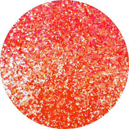 Hemway Craft Glitter Shaker 130g / 4.6oz Glitter for Arts, Crafts, Resin, Tumblers, Painting, Decoration, Festival - Extra Chunky (1/24" 0.040" 1mm) - Fluorescent Peach