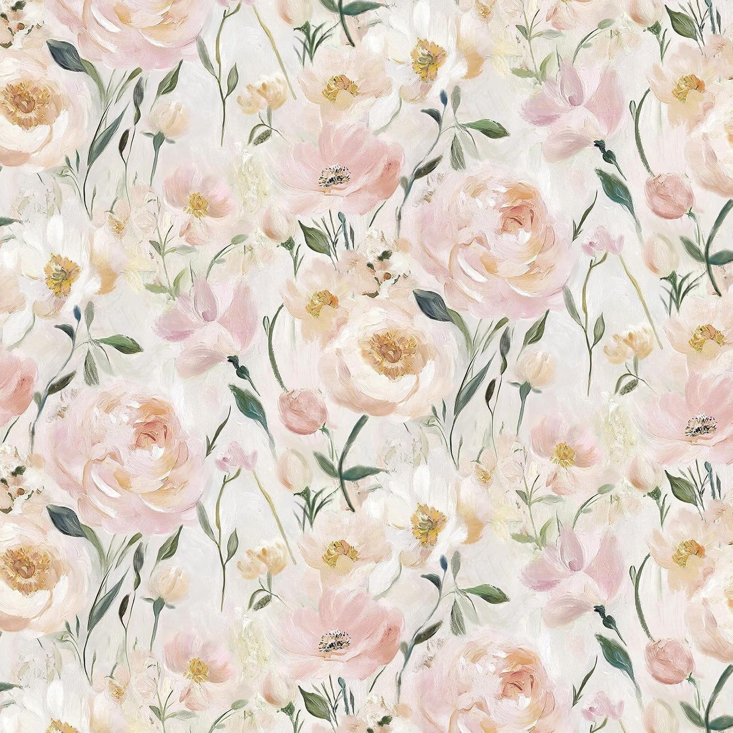 Heroad Floral Wallpaper Pink Flower Peel and Stick Wallpaper Peony Contact Paper Removable Self Adhesive Wall Paper for Bedroom Cabinets Bathroom Girl Nursery Living Room Vinyl Rolls 17.3''x 78.7''