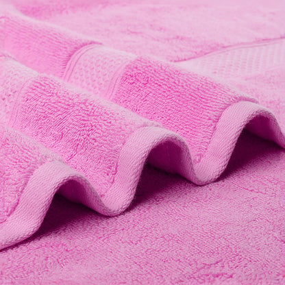 Fluffy Cotton Bath Towels Set800G,2-Piece Set, Thickened and Enlarged(31.5x63 inches),Super Absorbent,Soft,Suitable for Hotel, Bathroom, Swimming Pool, SPA,Gift(Rose Pink)