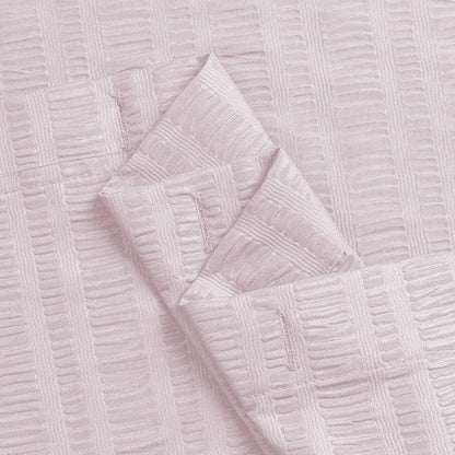 Aiyufeng Moga Pink Shower Curtain, Pink Bathroom Curtain with Textured, Embossed Fabric Shower Curtain, Hotel Quality Bathroom Shower Curtains, 72 x 72 Inches