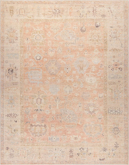 Livabliss x Becki Owens Marlene Vintage Medallion Area Rug, 7'10" x 10', Vintage Pink