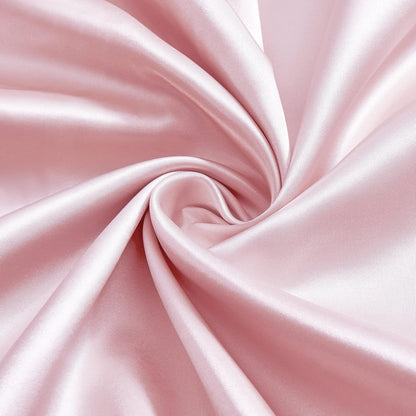 Ersmak 4 Pieces Satin Sheets Set Twin Size, Luxury Silky Blush Pink Satin Bed Sheets Set with 1 Deep Pocket Fitted Sheet, 1 Soft Flat Sheet, 1 Queen Pillowcases and 1 Body Pillowcase