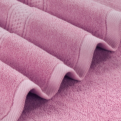 Utopia Towels 4 Pack Premium Bath Towels Set, 27 by 54 Inches, 100% Ring Spun Cotton 600GSM, Lightweight and Highly Absorbent Quick Drying Towels, Perfect for Daily Use, Pink