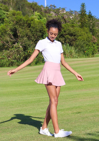 SANTINY Pleated Tennis Skirt for Women with 4 Pockets Women's High Waisted Athletic Golf Skorts Skirts for Running Casual