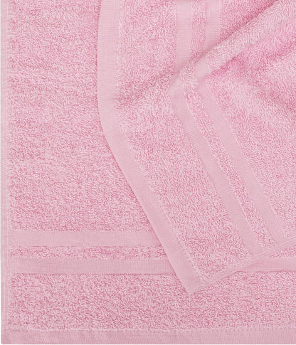 Utopia Towels Cotton Bleach Proof Salon Towel 16 by 27 inches, Bleach Safe 100% Cotton Hand Towel for Gym, 12 Pack, Pink