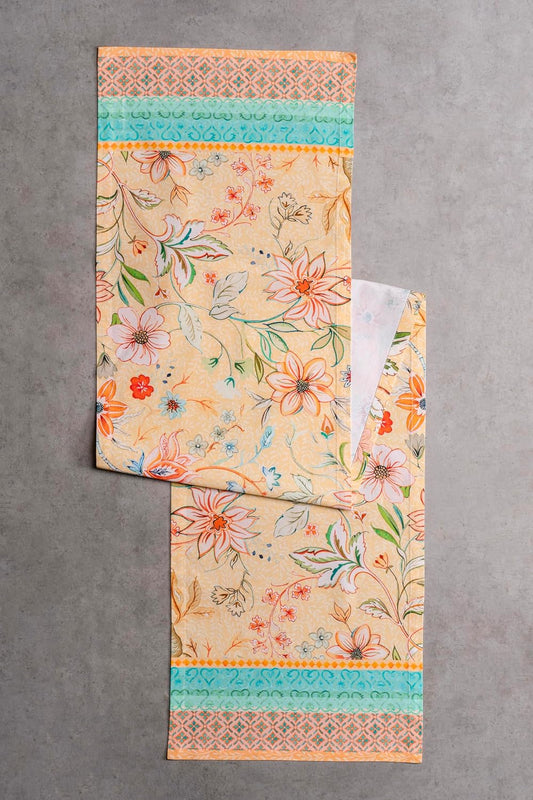 Maison d' Hermine Table Runner 100% Cotton Single Layer Table Runners 72 inches Long Decorative for Home Kitchen Dining Party Farmhouse Hotel Restaurants Spring Summer - Luxury Loft - Peach