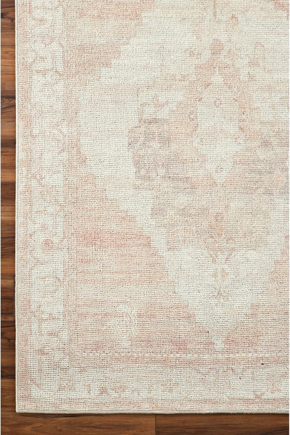 Livabliss x Becki Owens Luca Vintage Area Rug, 3'11" x 5'7", Dusty Pink, (4' x 6')
