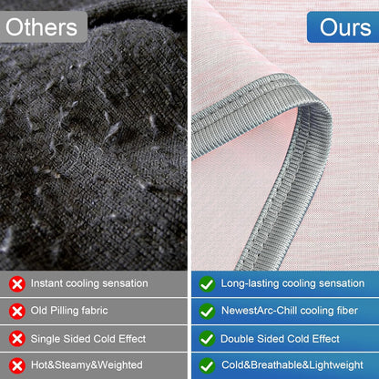 KMUSET Cooling Blanket Twin (60"x80"), Double Sided Summer Cooling Blankets for Hot Sleepers & Night Sweats, Cool Soft Lightweight Blanket for Dorm Room Essentials, Picnic, Gifts for Women Dusty Pink