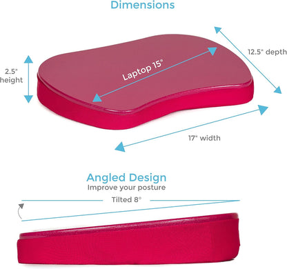 Sofia + Sam Mini Memory Foam Lap Desk Color: Pink