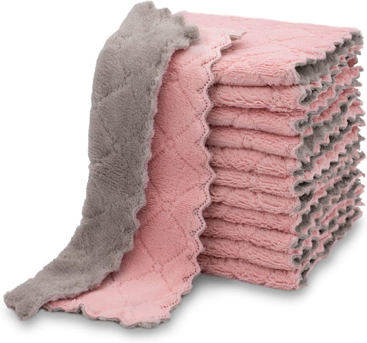 12 Pack Dish Cloths for Washing Dishes