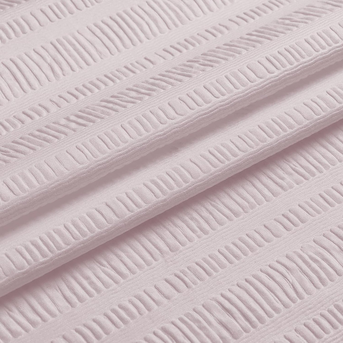 Aiyufeng Moga Pink Shower Curtain, Pink Bathroom Curtain with Textured, Embossed Fabric Shower Curtain, Hotel Quality Bathroom Shower Curtains, 72 x 72 Inches