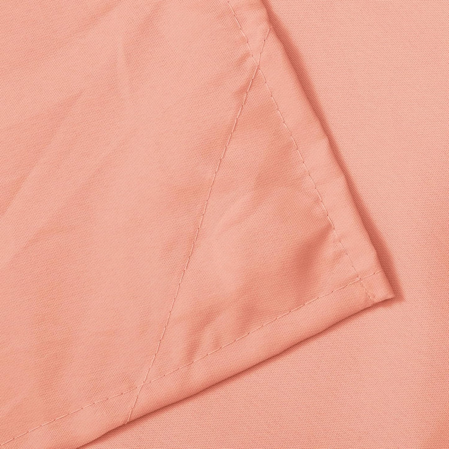 N&Y HOME Fabric Shower Curtain or Liner with Magnets - Hotel Quality, Machine Washable, Water Repellent - Coral, 72x72