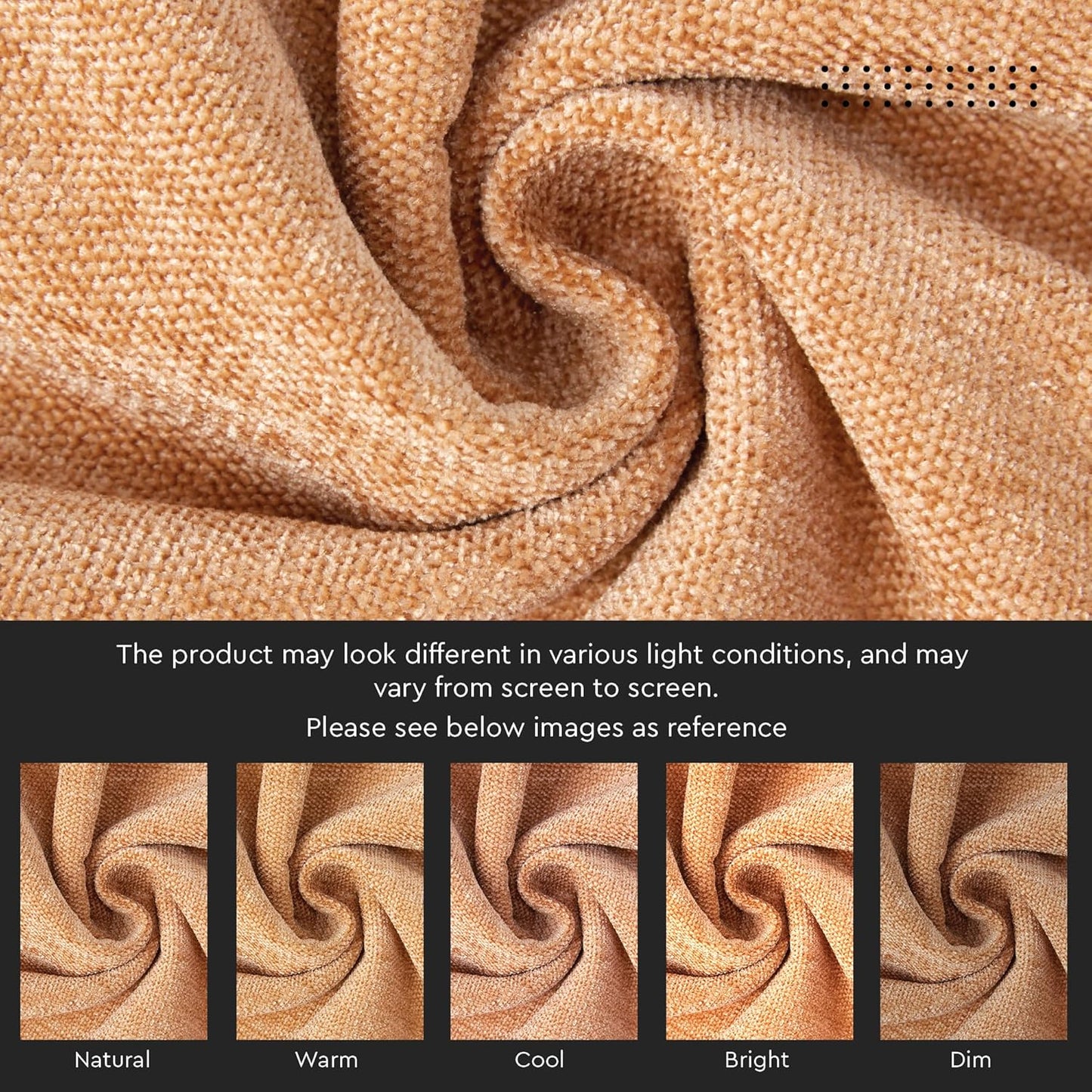 Encasa XO Thick Chenille Throw Pillow Covers Set of 2 | Peach - (18"x18") (45x45 cm) | Decorative Accent Square Throw Pillow Cases for Couch, Home Decor, Sofa