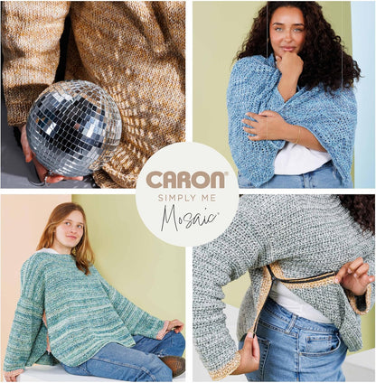 Caron Simply Me Merino Peach Earth Yarn - 3 Pack of 100g/3.5oz - 50% Acrylic, 50% Merino Wool - #3 DK (Light) - 215 Yards - Knitting/Crochet