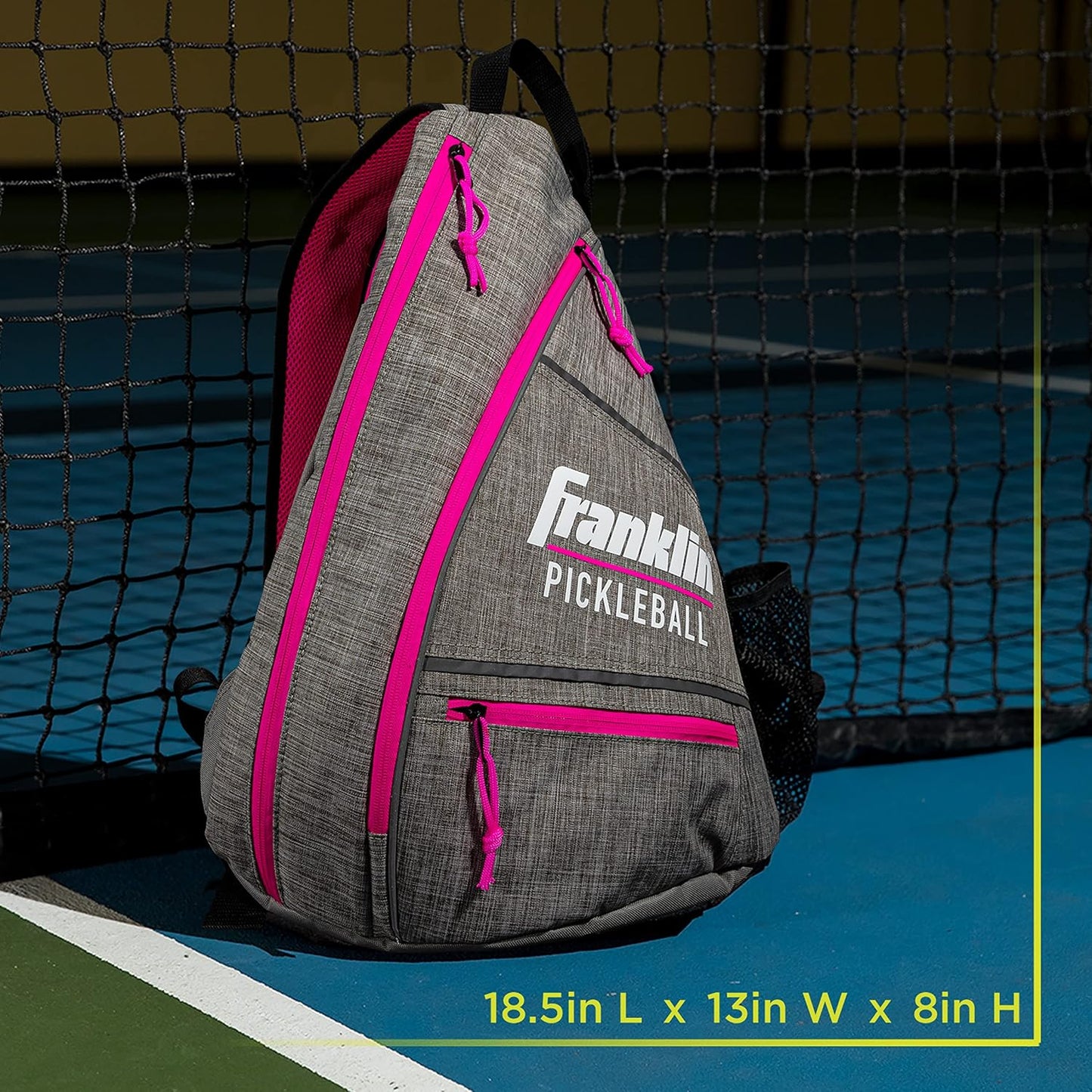 Franklin Sports Pickleball Bags - Sling Bag Backpack for Gear + Equipment - Men + Women - Holds Paddles, Balls + Accessories
