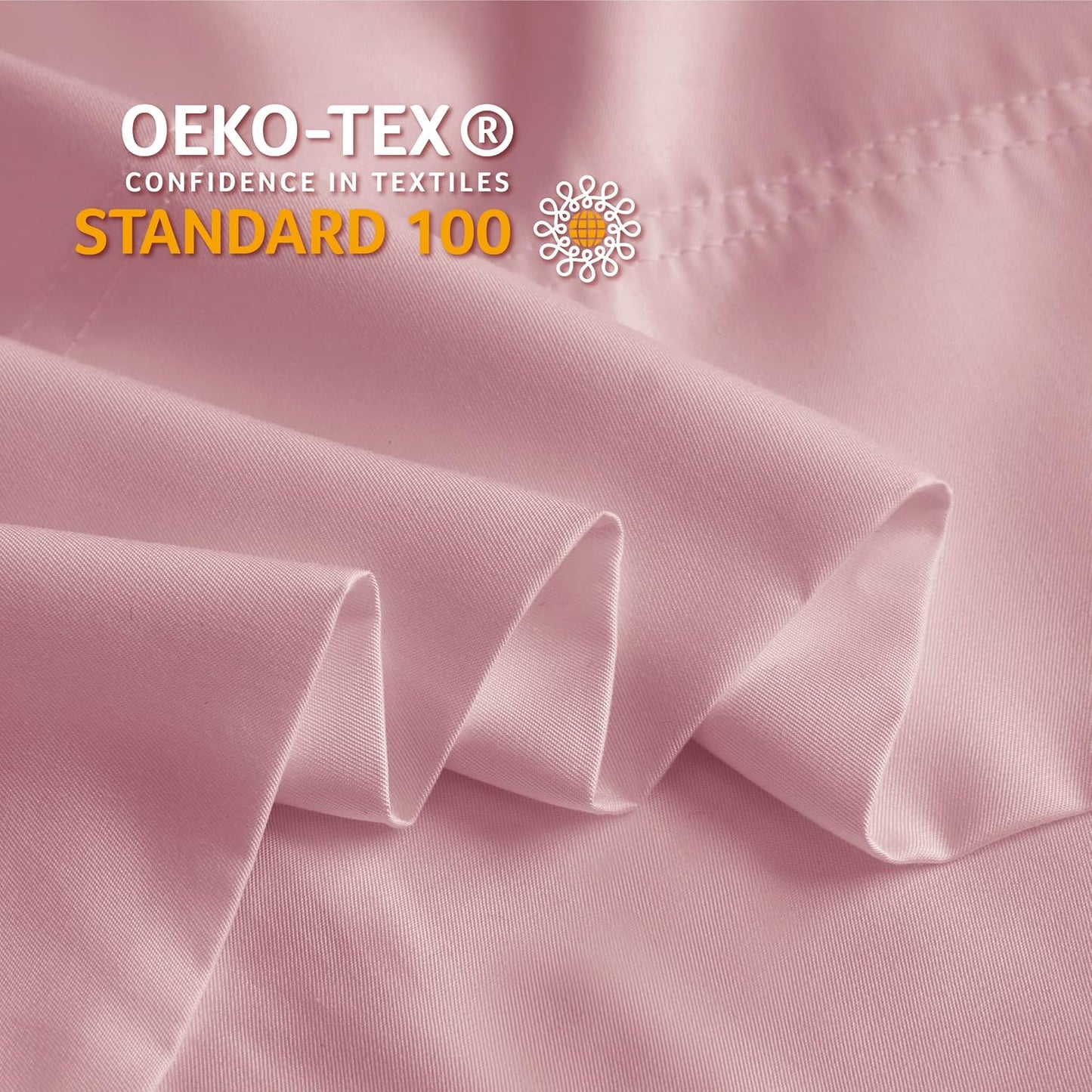 BEDELITE Pillow Cases Standard Size Set of 2, Rayon Derived from Bamboo, Cooling Pillow Cases for Hot Sleepers & Night Sweats, Breathable and Silky Soft Envelope Pillowcases(Rose Pink, 20"x26")