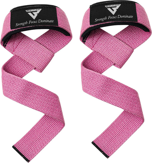Weight Lifting Straps,Powerlifting Deadlifting, Anti Slip 60CM Hand Bar Grip, 5MM Neoprene Wrist Support, Heavy Duty Weightlifting Bodybuilding Workout