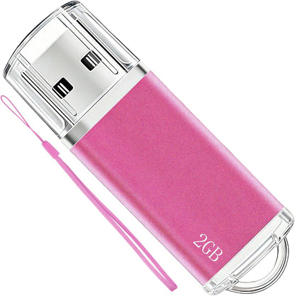2GB USB Flash Drive 1 Pack Nicepicten Zip Drive USB 2.0 Thumb Drives - Pink