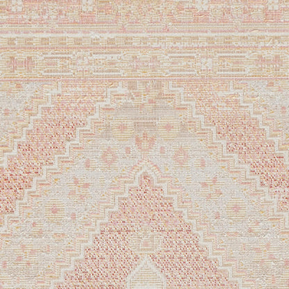 Momeni Rugs ISABEISA-7PNK4060 Isabella Traditional Geometric Flat Weave Area Rug, 4'0" x 6'0", Pink