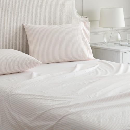 King Cotton Percale Sheet Set with Matching Pillowcases