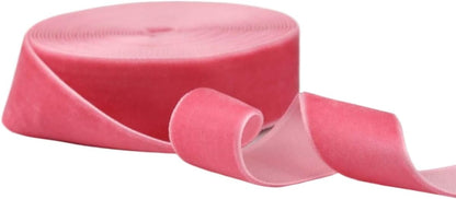 Velvet Ribbon for Gift Wrapping Christmas Decoration (07 (Peach),1-1/2'' (38mm) x 5 Yards)