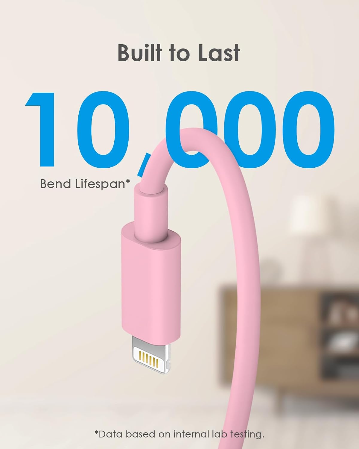Fast Charger for iPhone with 10 Foot iPhone Charger Cable Long Fast Charger